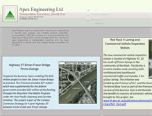 Tablet Screenshot of apexengineering.ca